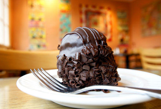 Chocolate bomb at Café a La C'Art (copy)